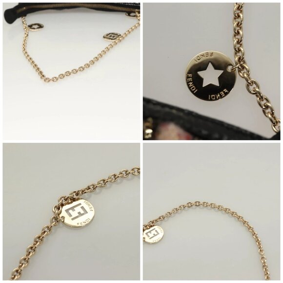 FENDI Accessory Pouch Sequin Pink Gold Auth 128846V - Picture 16 of 16